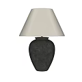 Kave Home Quiet Wind Table Lamp Pottery Pot Table Lamp 3d model