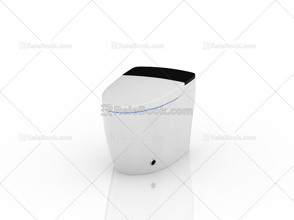 Smart Toilet Toilet 3d model