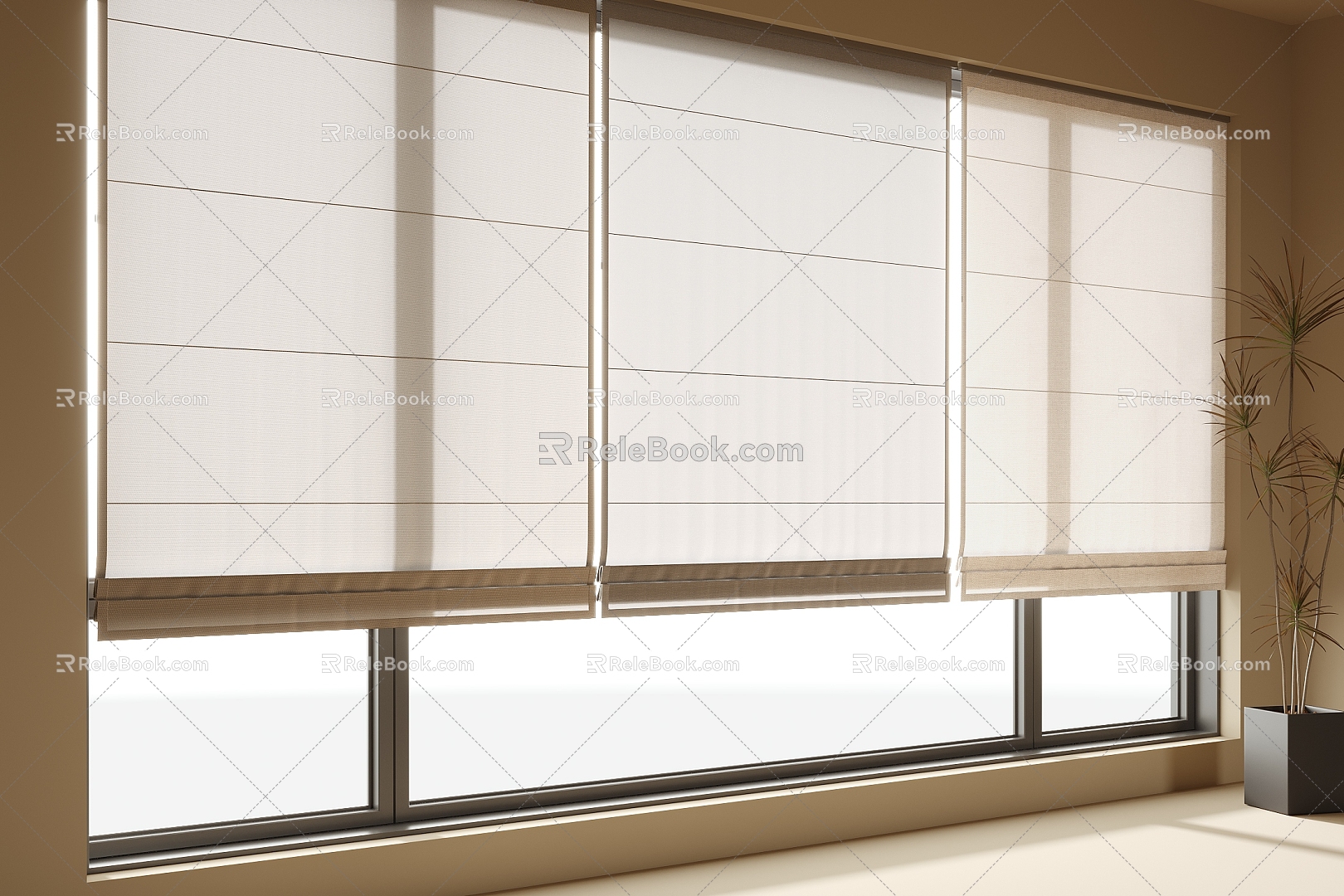 Shangri-La blinds venetian blinds 3d model