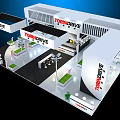 TORINDRIVE Exhibition Booth With Modern Design Hanging Structure And Product