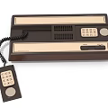 Retro game machine 3d model