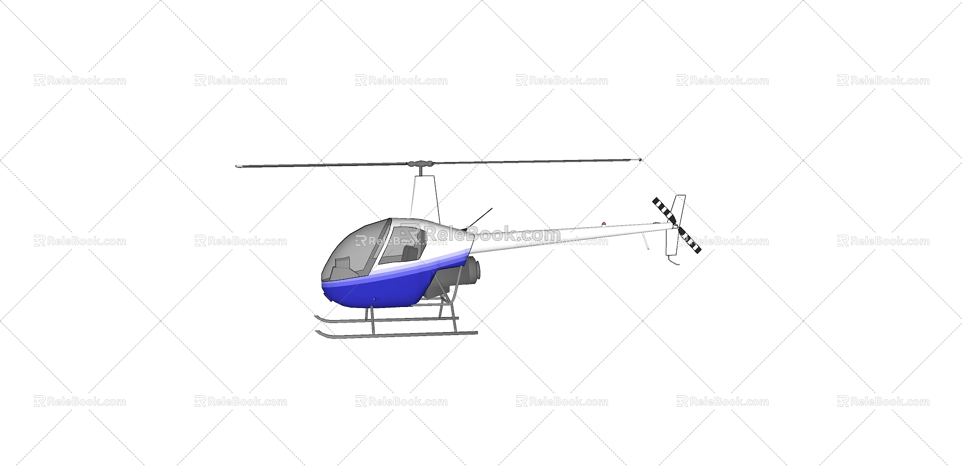 Helicopter 3d model