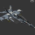 Hornet Fighter 3d model