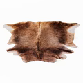 Unique Animal Hide Pattern Shaped Area Rug For Interior Decor 3d model