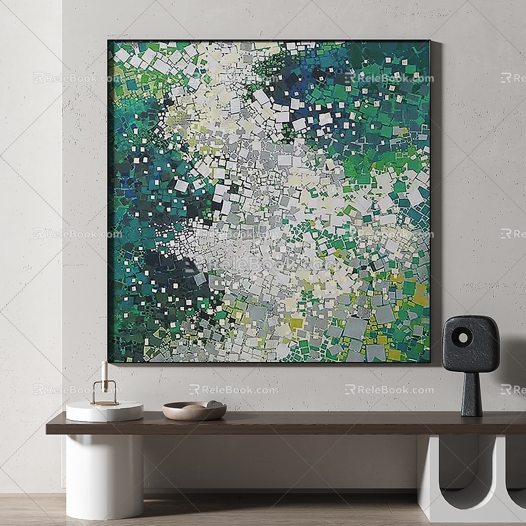 Light Luxury Abstract Decorative Painting model