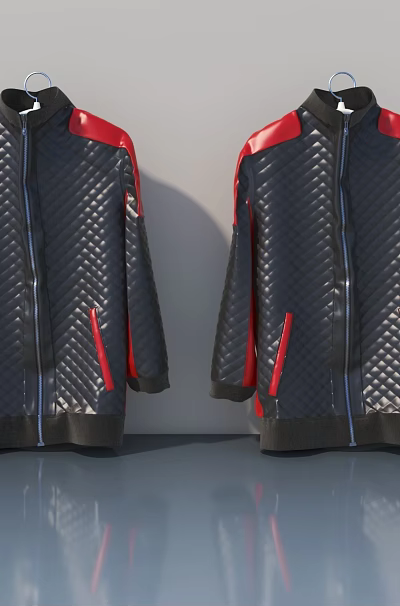 Modern Aluminum Swing Door Design With Tempered Glass And Metal Handle 3d model