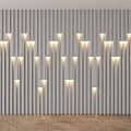 Modern background wall 3d model
