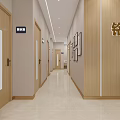 Mingde Dental Clinic Reception Area With Reception Desk Sofa TV Plant And Decorative Paintings