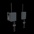 Electrical Distribution Boxes With Open Closed Covers Warning Signs And Internal Components