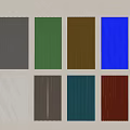Colorful Wall Panels With Vertical Stripes And Diverse Design Options 3d model