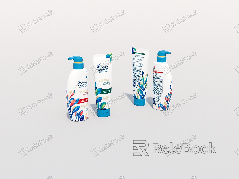 Products Shampoo Plastic Bottle model