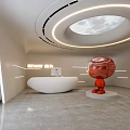 Modern Front Desk Reception Front Desk 3d model