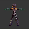 Sci-Fi Style Mecha Warrior Mecha Future Warrior Robot Game Character Mecha Soldier War Machine Transformers Robot Assistant