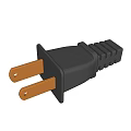 Black Power Plug Hardware Tool With Durable Design And Flat Pins