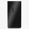 Sleek Haier Black Double Door Refrigerator Modern Kitchen Appliance with Stylish Design