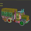 Highly Detailed Green Military Armored Tank Model With Rotating Turret And Tracks
