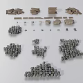 Decorative Rockery Stones With Various Shapes And Sizes For Garden Landscape Design