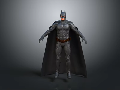 Modern Batman Wyman Heroes Cartoon Batman Animated Batman 3d model