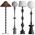 Stylish Floor Lamps With Diverse Designs And Unique Bases For Interior Decor