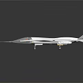 Modern Fighter Next Generation Aircraft 3d model