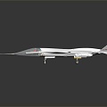 Modern Fighter Fighter Next Generation Aircraft 3d model