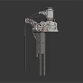 Heavy Duty Metal Industrial Equipment With Tower Structure Rotating Arm Chain And Gears