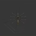 modern robot machine spider machine equipment 3d model