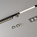 Modern Recessed Downlights And Track Spotlights For Home Ceiling Interior Lighting