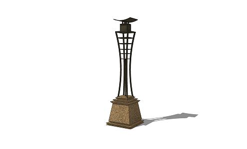 New Chinese Landscape Lights Landscape Lights Column Street Lights Garden Lights Floor Lights Lawn Lights High Pole Lights Outdoor Lamps 3d model