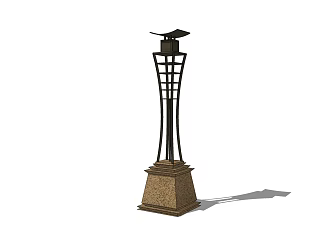 New Chinese Landscape Lights Landscape Lights Column Street Lights Garden Lights Floor Lights Lawn Lights High Pole Lights Outdoor Lamps 3d model
