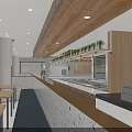 Modern Bright Casual Restaurant Interior Design With Colorful Chairs Large Glass Windows And Cozy Lighting