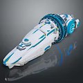 Modern Spaceship Spacecraft 3d model