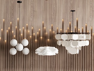 Art chandelier 3d model