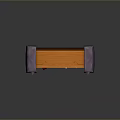 Wooden Bookshelf with Multiple Shelves Filled with Red and Brown Books and Purple Decorative Corners