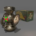 Oil lamp lamp miner's lamp 3d model