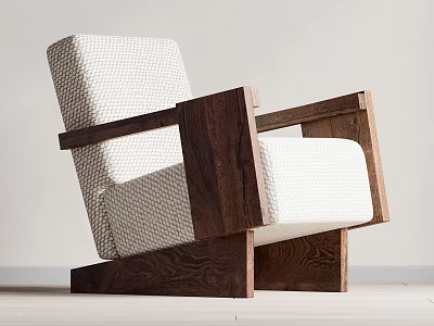 Wind single sofa 3d model