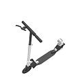 Electric Scooter Modern Design With Adjustable Handlebar Black Wheels and Pedal