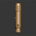 Golden Metal Precision Tool With Horizontal Handles And Engraved Design