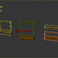Wooden Gun Storage Racks With Central Rifle Holder And Display Shelves