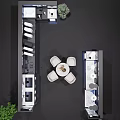 Kohler Kitchen Showroom Interior With Modern Display Cabinets And Tables