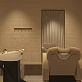 Modern Hair and Beauty Salon Interior Design With Styling Stations Mirrors Lighting And Plants