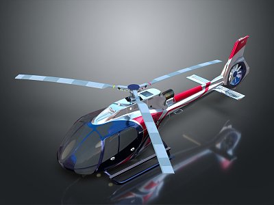 modern helicopter gunship helicopter 3d model