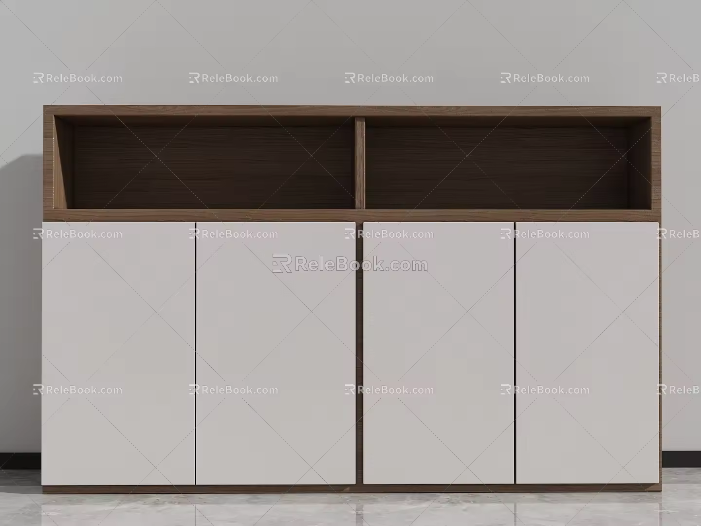 File Cabinet Low Cabinet Locker 3d model