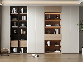 Home bookcase SU model 3d model