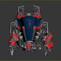 Mech Warrior Mech Soldier Machine Battlearm Mechanical Battlearm Machine Fighter Robot 3d model