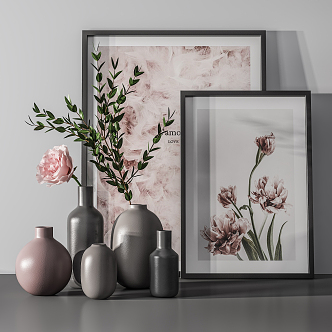 Modern vase ornaments 3d model