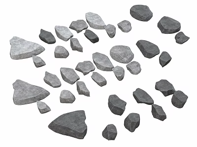 modern landscape stone 3d model modern landscape stone 3d model