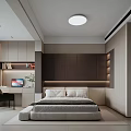 Modern Minimalist Bright Living And Dining Room Interior Design With Comfortable Sofas And Art Decorations