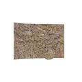 Natural Stone Component Featuring Rough Texture And Organic Architectural Surface Patterns