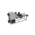 Industrial Precision Lathe Machine With Metal Bed Spindle Chuck And Tailstock
